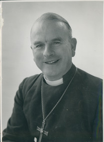Photograph, The Right Reverend RE Davies Bishop of Tasmania, 1977