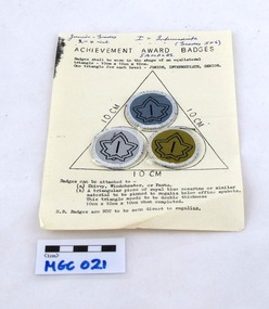 Award badges, Methodist Girls Comradeship
