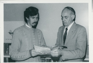 Photograph, c. 1980s, possibly 1982 when Born was moderator