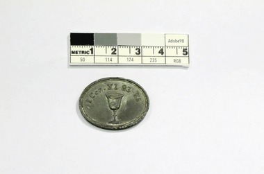 Communion token, c1855