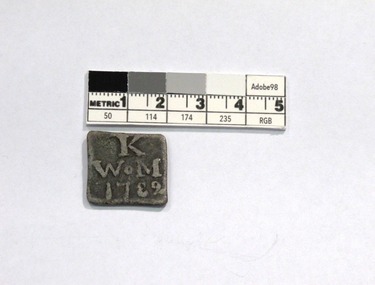Communion token, c1782