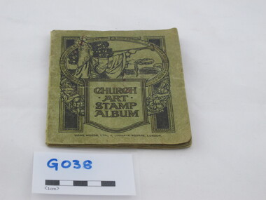 Sunday school stamp album, c1913
