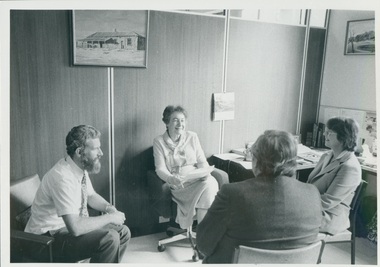 BW photo, Undated, but pre-1977