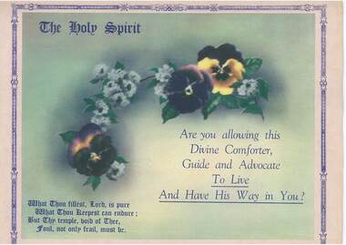 Program, Souvenir of the Holiness Convention, 1944