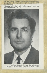 Clipping from a magazine, Undated
