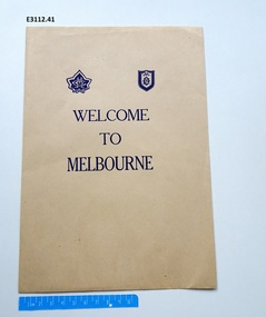 Article - Envelope, Welcome to Melbourne