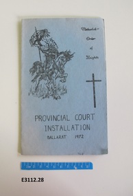 Programme - Methodist Order of Knights, Methodist Order of Knights Installation order of service