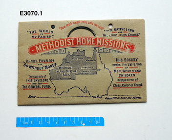 Offering envelope, Methodist Home Missions