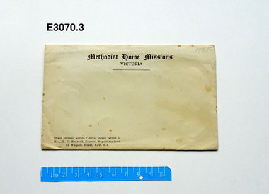 Unknown - Envelope, Methodist Home Missions
