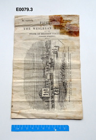 Pamphlet, James Nichols, Papers relative to the Wesleyan missions and the sate of the heathen countries, 1854