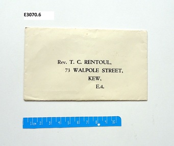 Document - Envelope, Rev T C Rentoul