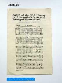 Flyer - Promotional flyer, T Shaw Fitchett, Chapman-Alexander Official Souvenir