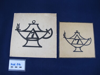 Work on paper - Methodist Order of Knights, Page's Degree symbol