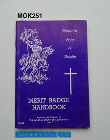 Book - Methodist Order of Knights, The General Court of Australasia, Merit Badge Handbook