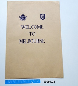 Article - Envelope, Welcome to Melbourne