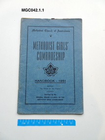Booklet - Handbook, General Grand Council of the Methodist Girls' Comradeship, Methodist Girls' Comradeship, 1951