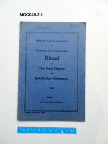 Booklet - Handbook, General Grand Council of the Methodist Girls' Comradeship, Methodist Girls' Comradeship, 1951