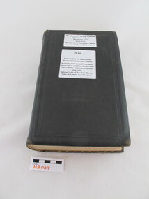 Book - Hymn book, The Methodist hymn-book for use in Australasia and New Zealand