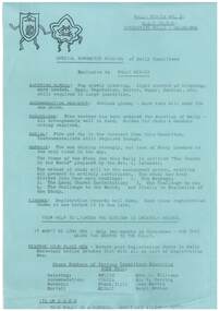 Document - MGC/MOK Interstate Rally - Melbourne, Rally Review No 5