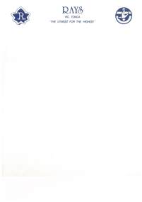 Document - Printed letterhead, Rays' Vic Tonga