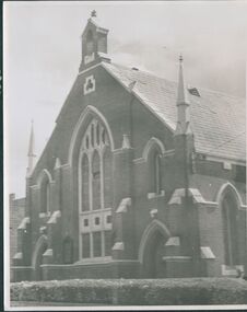 Photograph - B&W Photograph, Sale Methodist Church, c.1960
