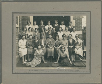 Photograph, St. Cuthbert's P.F.A, 1933