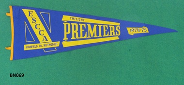 Banner - Pennant, Screencraft-Maynard, 1975