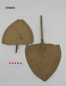 Accessory - Woven fan, c1850s