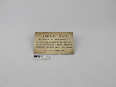 Plaque - Wall plaque, 1964
