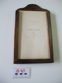 Functional object - Daily roster noticeboard