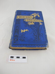 Book, Gough, John B, Orations on temperance, c1895