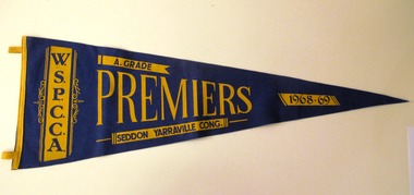 Banner - Pennant, Western Suburbs Presbyterian Churches Cricket Association