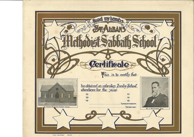 Ephemera - Certificate, Charles Wilkinson, E3032.15.1 c1920s