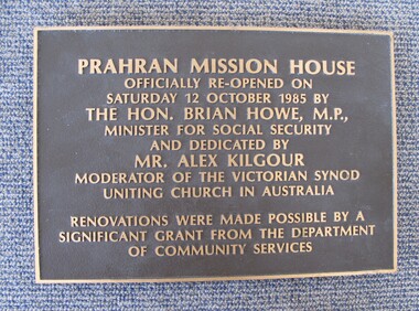 Plaque, 1985