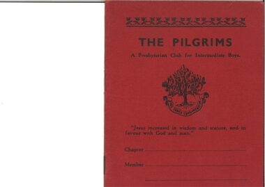 Booklet, The Presbyterian Bookroom Assembly Hall, The Pilgrims