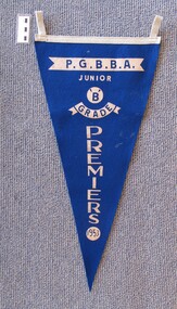 Banner - Pennant, P.G.B.B.A, 1953