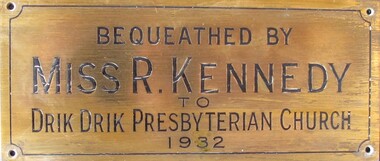 Plaque, 1932
