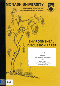 Article, Keith Allan, Language and speakers' environment, 1988