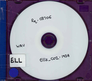Audio CD, Songs recorded at Swan Hill and Finley, 1962