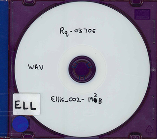 Audio CD, Wemba Wemba songs, stories and language elicitation, 1963