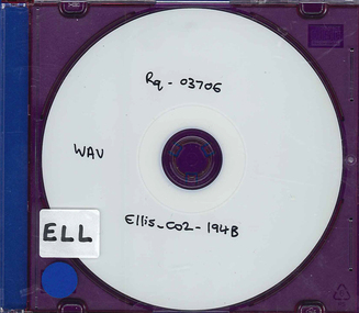 Audio CD, Wergaia language elicitation and Yaralde song, 1963