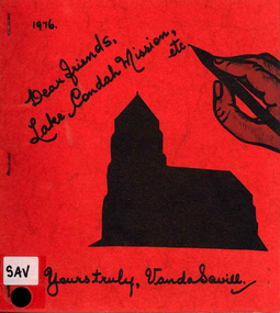 Book, Vanda Savill, Dear friends, Lake Condah Mission etc. /? yours truly, 1976