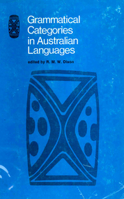 Book, RMW Dixon, Grammatical categories in Australian languages, 1976