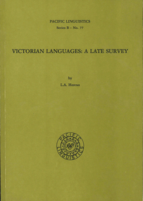 Book, L A Hercus, Victorian languages : a late survey, 1997