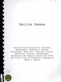Book, Native names