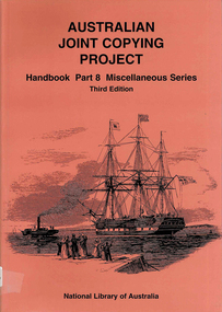 Book, Australian Joint Copying Project handbook. Part 8, Miscellaneous [M series], 1998