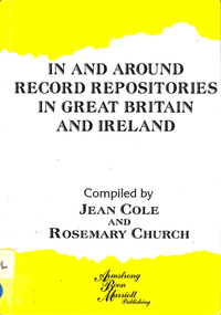 Book, In and around record repositories in Great Britain and Ireland, 1998