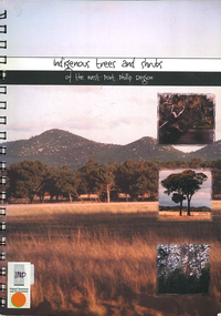 Book, Elise Jeffery, Indigenous trees and shrubs of the west Port Phillip region, 2000