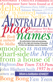 Book, Brian Kennedy et al, Australian place names, 1996