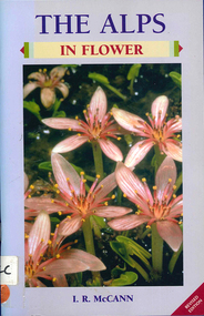 Book, I R McCann, The Alps in flower, 2001